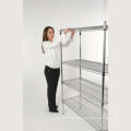 Double Side Adjustable Grocery Store Display Rack Shelf